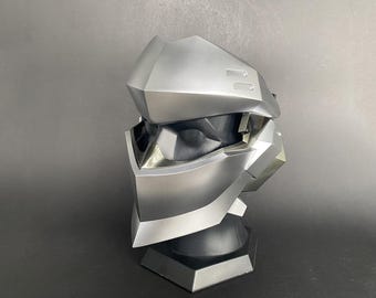 Custom Mask Suit Genji Helmet Arrow of Love Genji Cosplay Mask Loverwatch Wearable Helmet Game Prop Comics Con