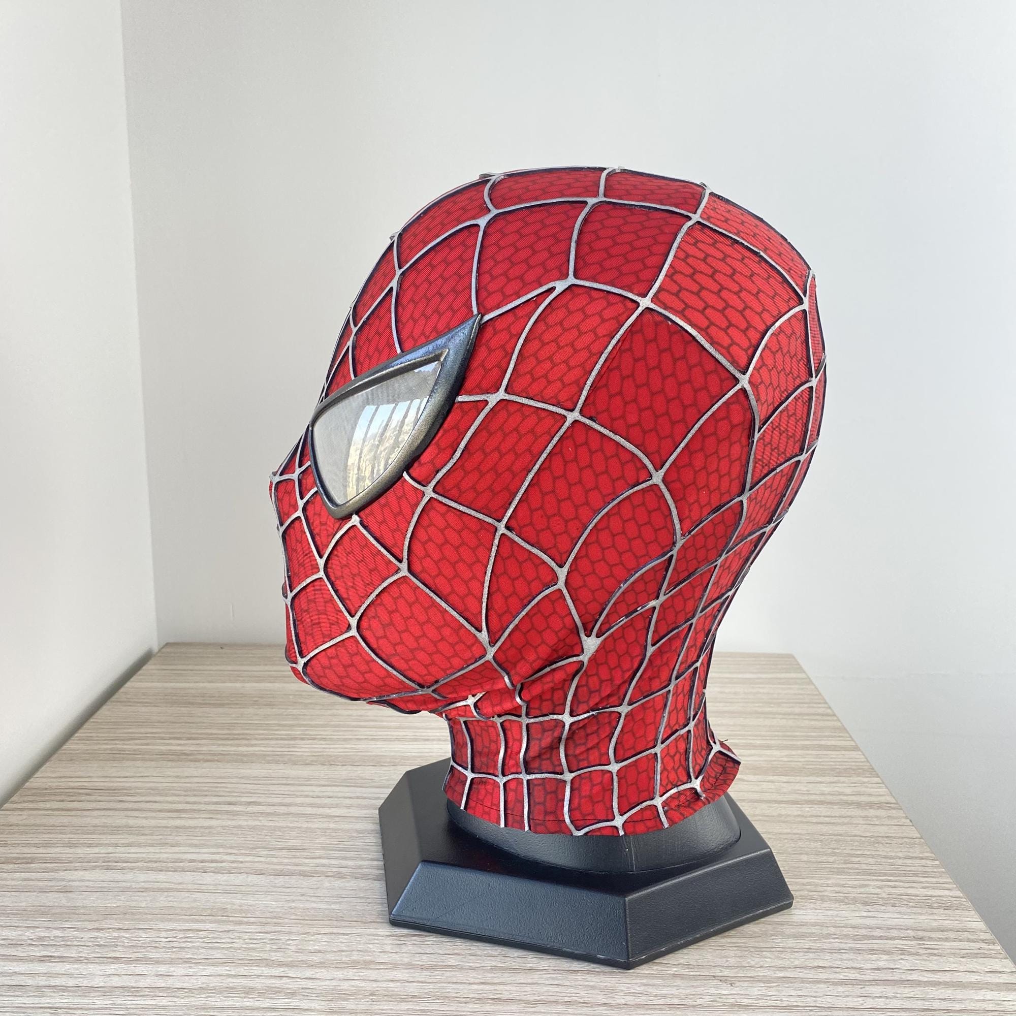 レッド サム・ライミ スパイダーマン マスク ブラックマスク コスプレ