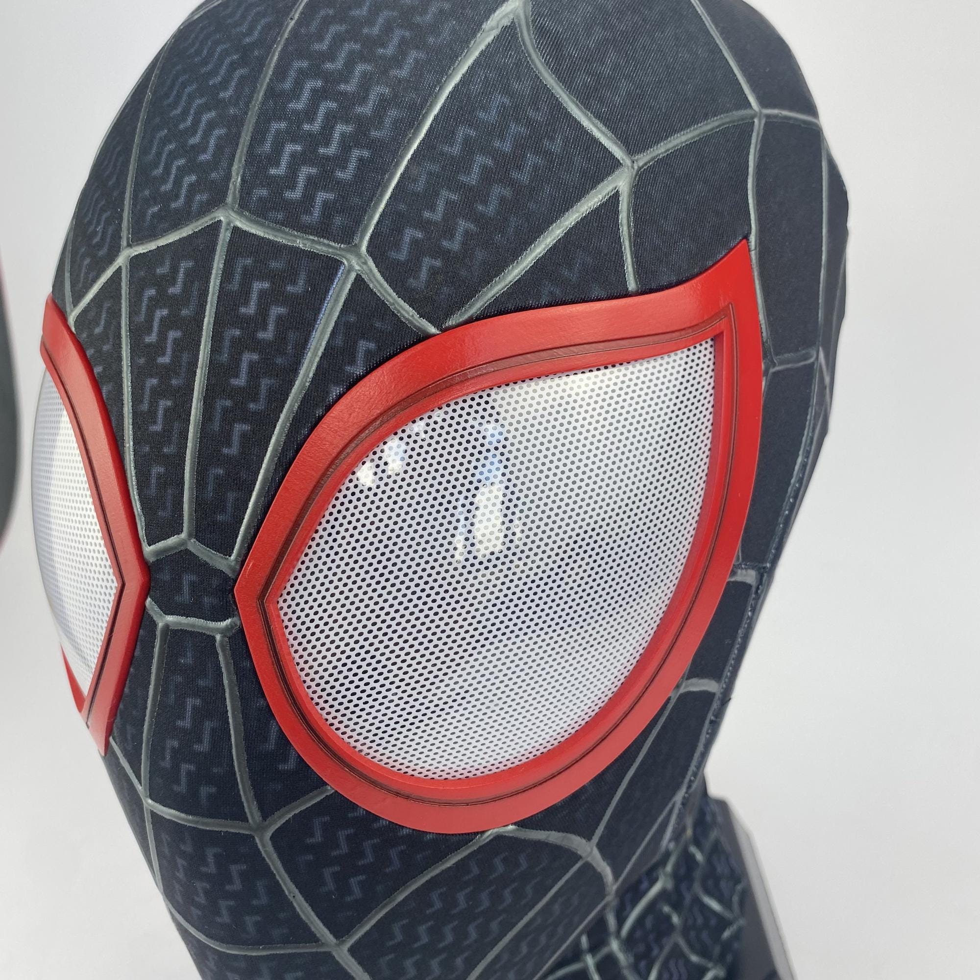 【スパイダーバース】新品 マイルズ モラレス スパイダーマン マスクコスプレ マイルズ・モラレス スパイダーマン マスク フェイスシェル