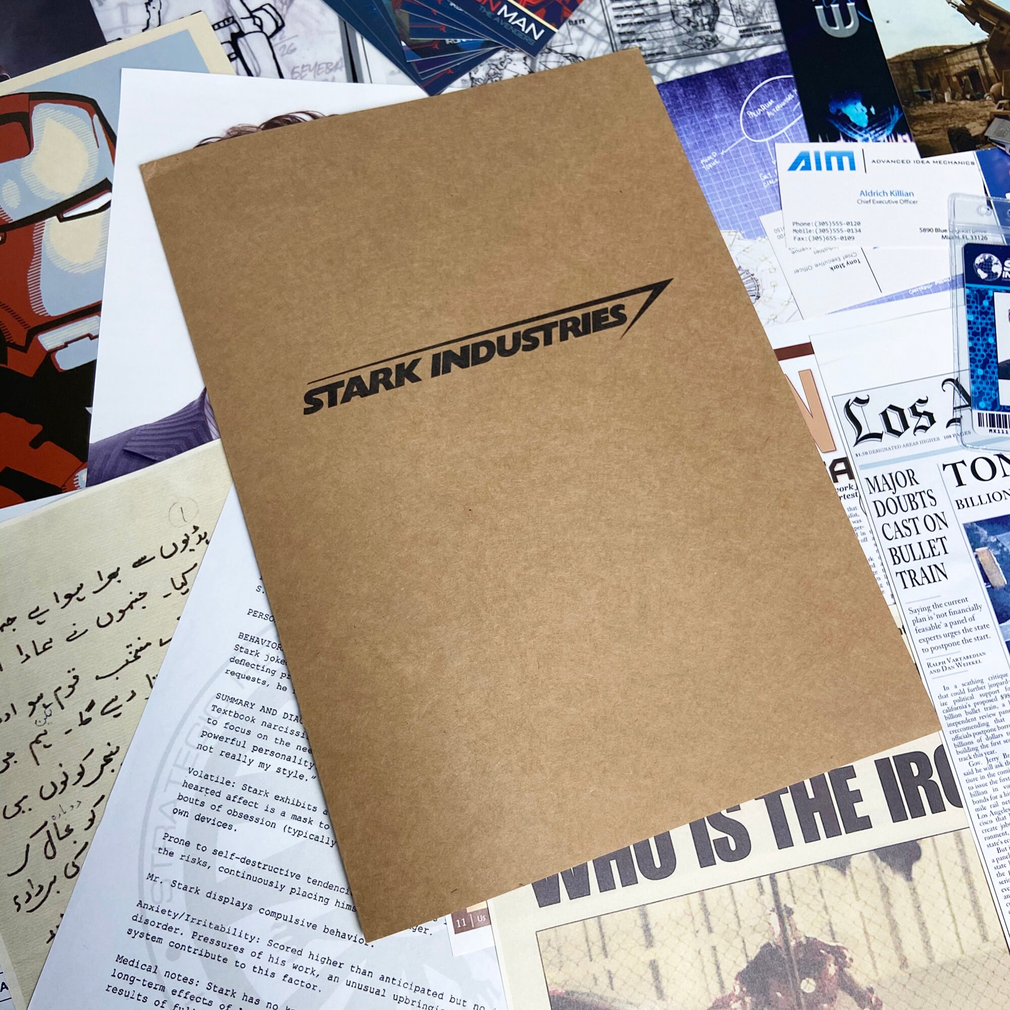 Iron Man Secret File Ironman Files Tony Stark S.H.I.E.L.D.
