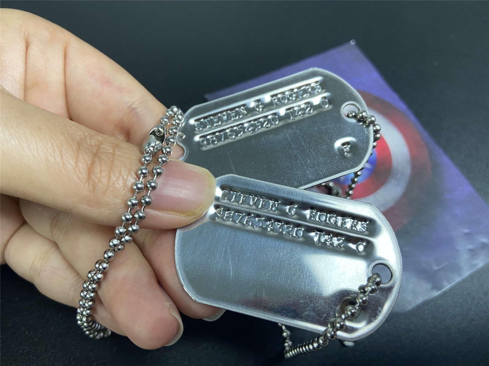 Bucky Barnes Dog Tag Steven Rogers Dog Tag WWII Style Military - Etsy