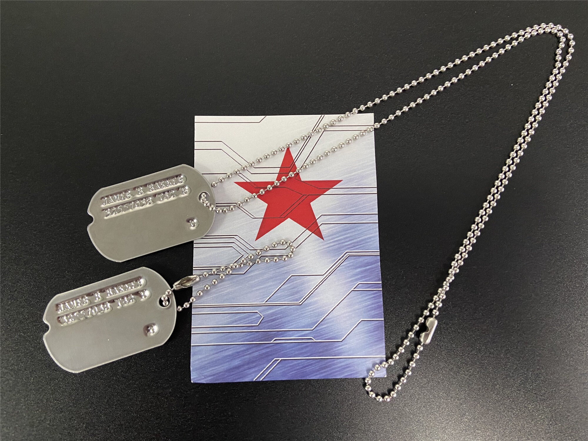 Bucky Barnes Dog Tag Steven Rogers Dog Tag WWII Style Military Etsy