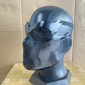 Winter Soldier Cosplay Mask Bucky Cosplay Costume Bucky Barnes Cosplay Mask Wearable Movie Prop