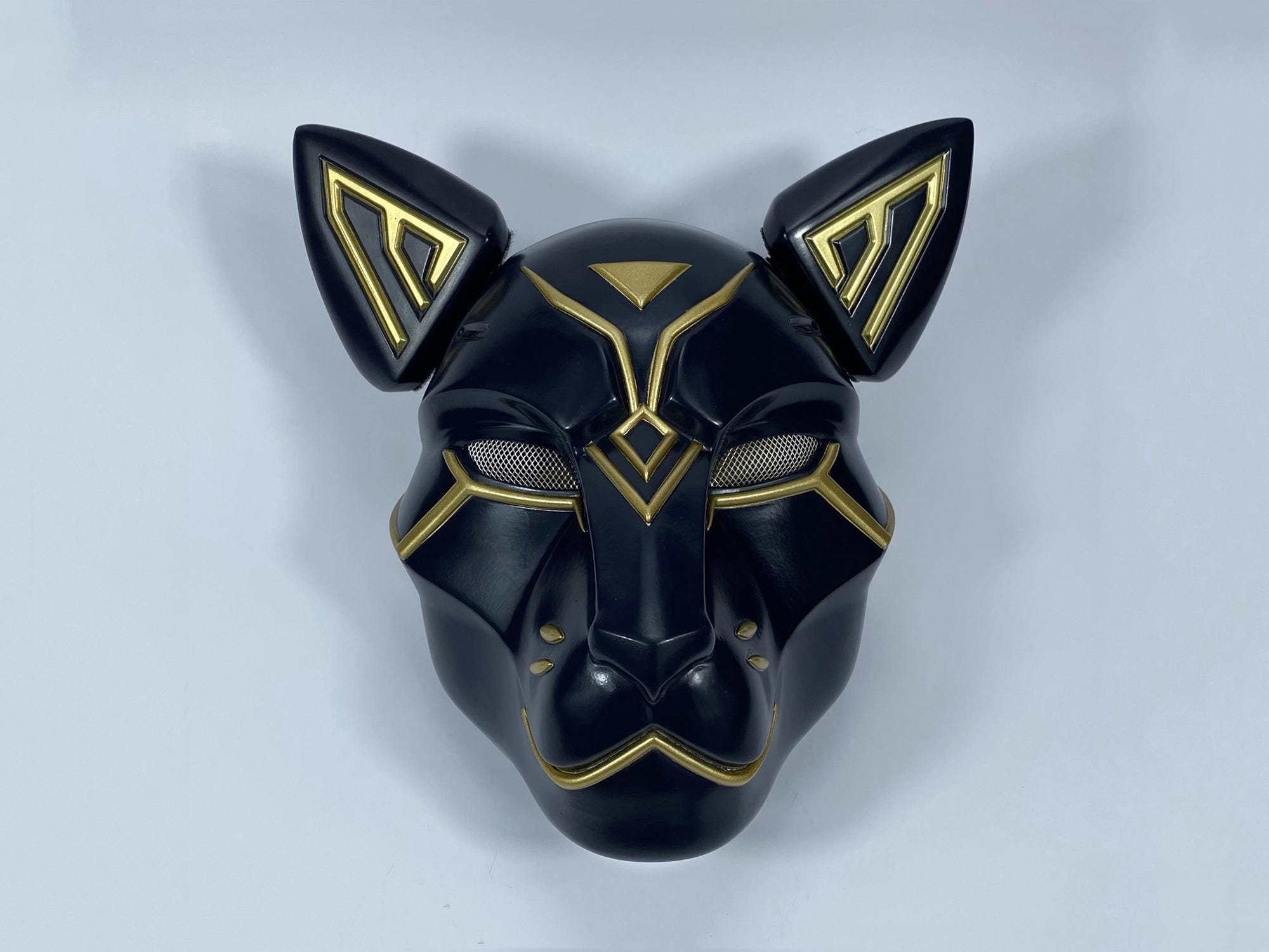 Ana Amari Bastet Mask Ana Cosplay Ana Bastet Ancient Egypt Cat Goddess Mask Cosplay Costume Mask Wearable Video Game Prop