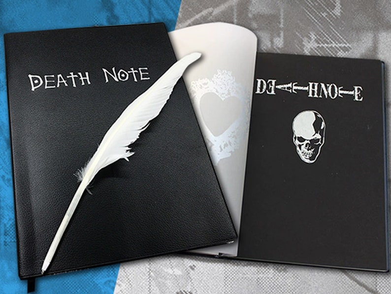 Death Note Notebook Death Note Book Ryuk Notebook Killer Etsy death-note-notebook-death-note-book-ryuk-notebook-killer-etsy