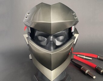 カスタムマスク ゲンジ ブラックウォッチ コスプレヘルメット ブラック