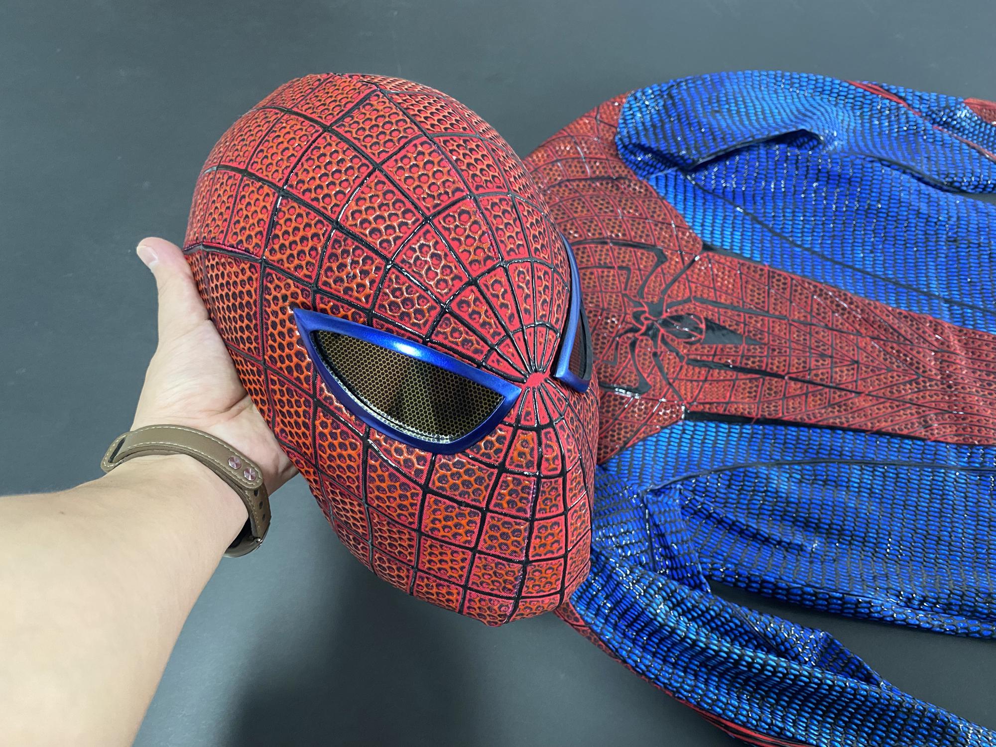 Custom Costume Amazing Spiderman 1 Suit Spiderman Cosplay Suit Andrew Garfield Spiderman Suit Wearable Movie Props, Comics Con