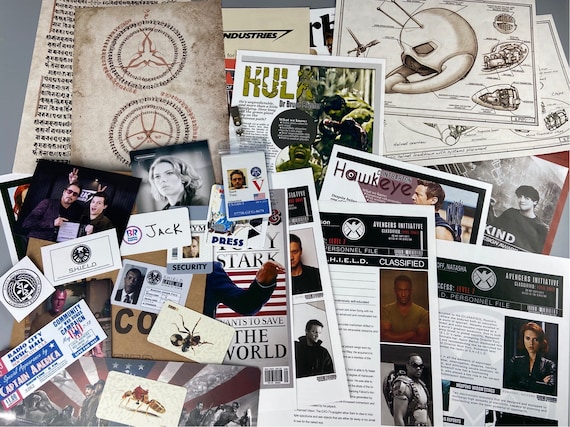 S.H.I.E.L.D File Avengers File Falcon/hulk/black Widow/iron Man