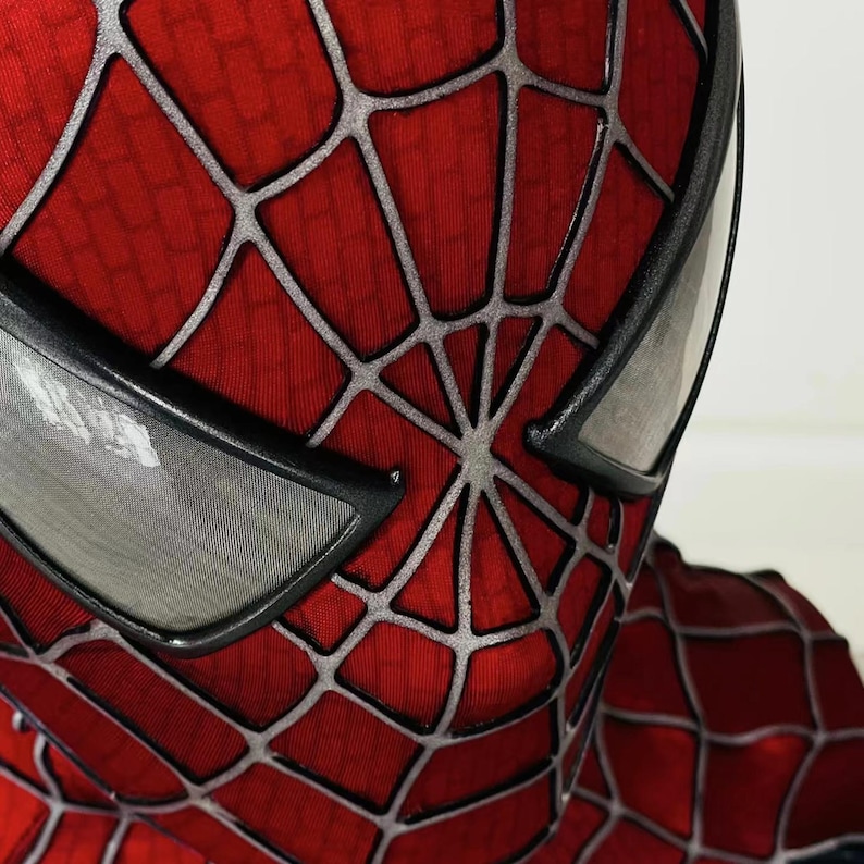 Sam Raimi Spider Man Pattern Custom Costume Sam Raimi Spiderman Suit Spiderman 3D Rubber Webbing ...