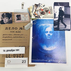 Winter Soldier File S.H.I.E.L.D. Top Secret Files Bucky Barnes Folder Notebook, oggetti di scena di Winter Soldier, oggetti di scena di carta oggetti di scena del film
