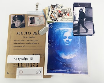 Winter Soldier File S.H.I.E.L.D. Top Secret Files Bucky Barnes Folder Notebook, Props of Winter Soldier, Paper Props Movie Props