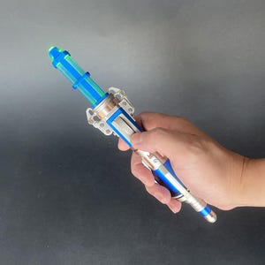 Destornillador sónico del Doctor 12.º, accesorio de cosplay de Peter Capaldi para la Tardis, accesorios de película para llevar en la Comic Con
