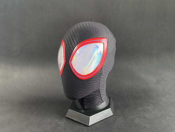 スパイダーマンマスク【アクロスザスパイダーバース版】マイルズモラレス　マスク スパイダーマン：アクロス・ザ・スパイダーバース マスク型