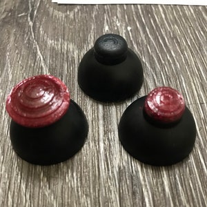 Bedruckter Gamecube-Joystick mit schwarz eingefärbter Basis