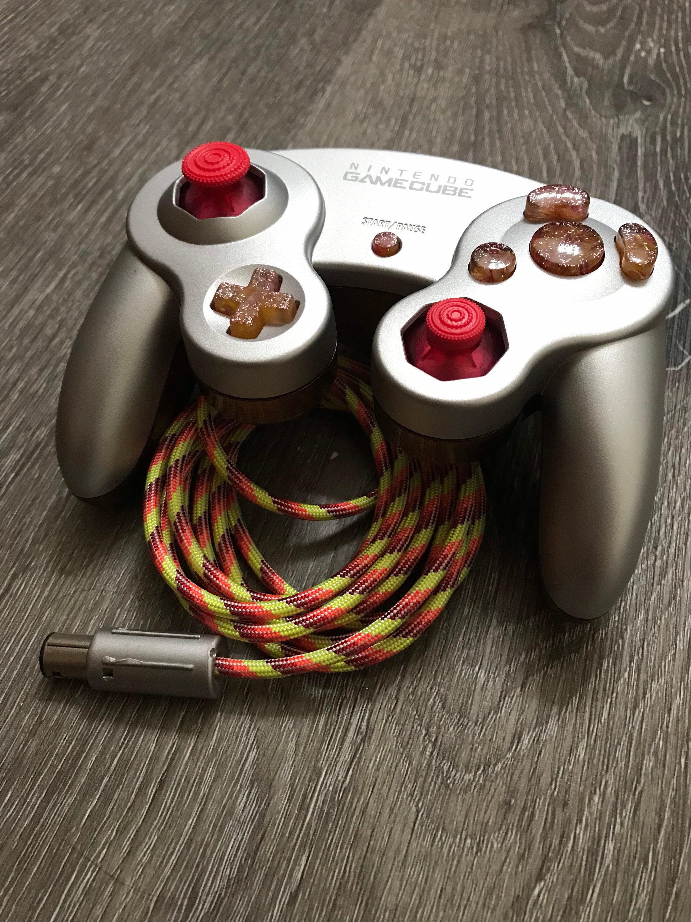 Hungry Platinum Gamecube Controller for Smash Etsy
