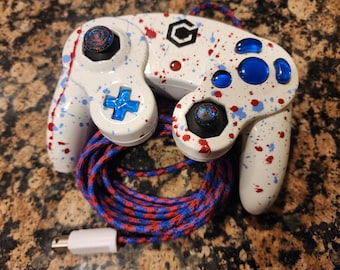 American Splat Phob Gamecube controller for smash