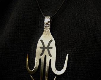 Fork Flatware custom Necklace Pendant