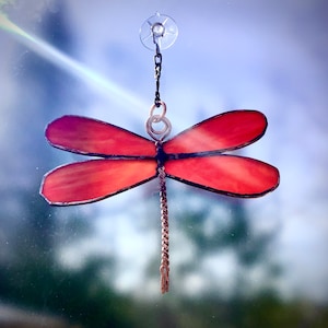 Dragon Fly Stained Glass Sun Catcher