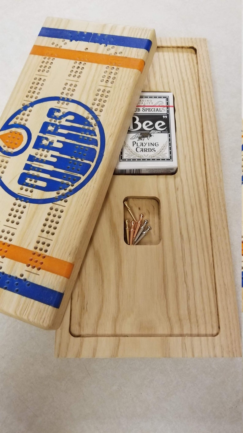 Cribbage Board Edmonton Oilers 2pc image 6