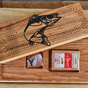 Tabuleiro de Cribbage - Walleye (2 peças)