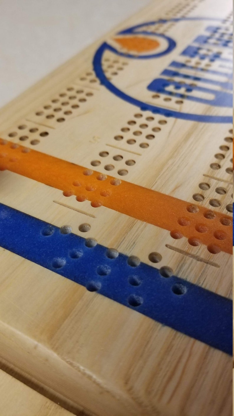 Cribbage Board Edmonton Oilers 2pc image 9