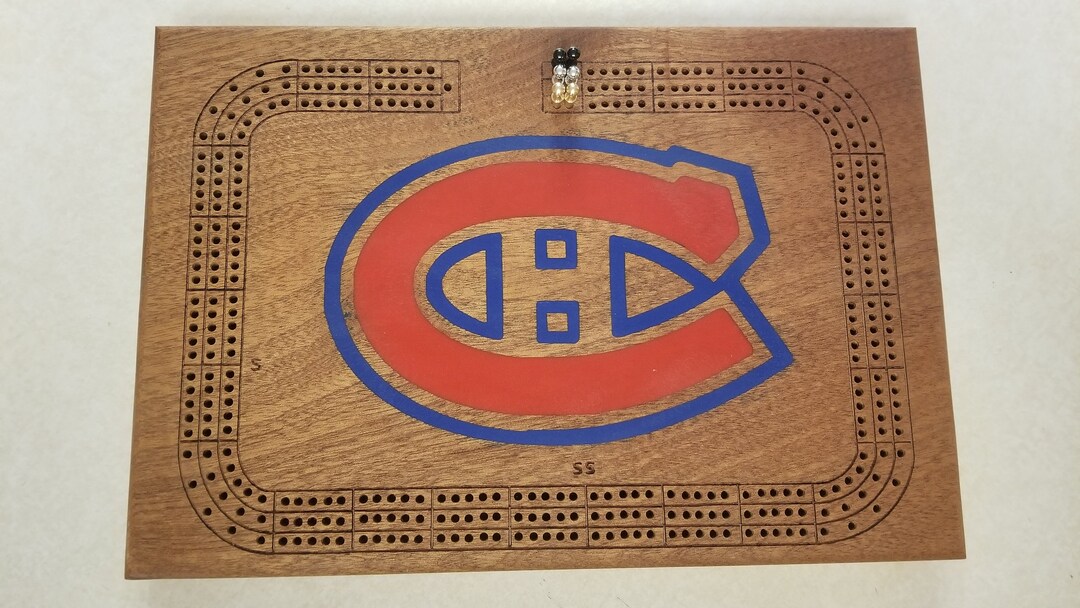 Cribbage Board Montreal Canadiens Etsy Canada