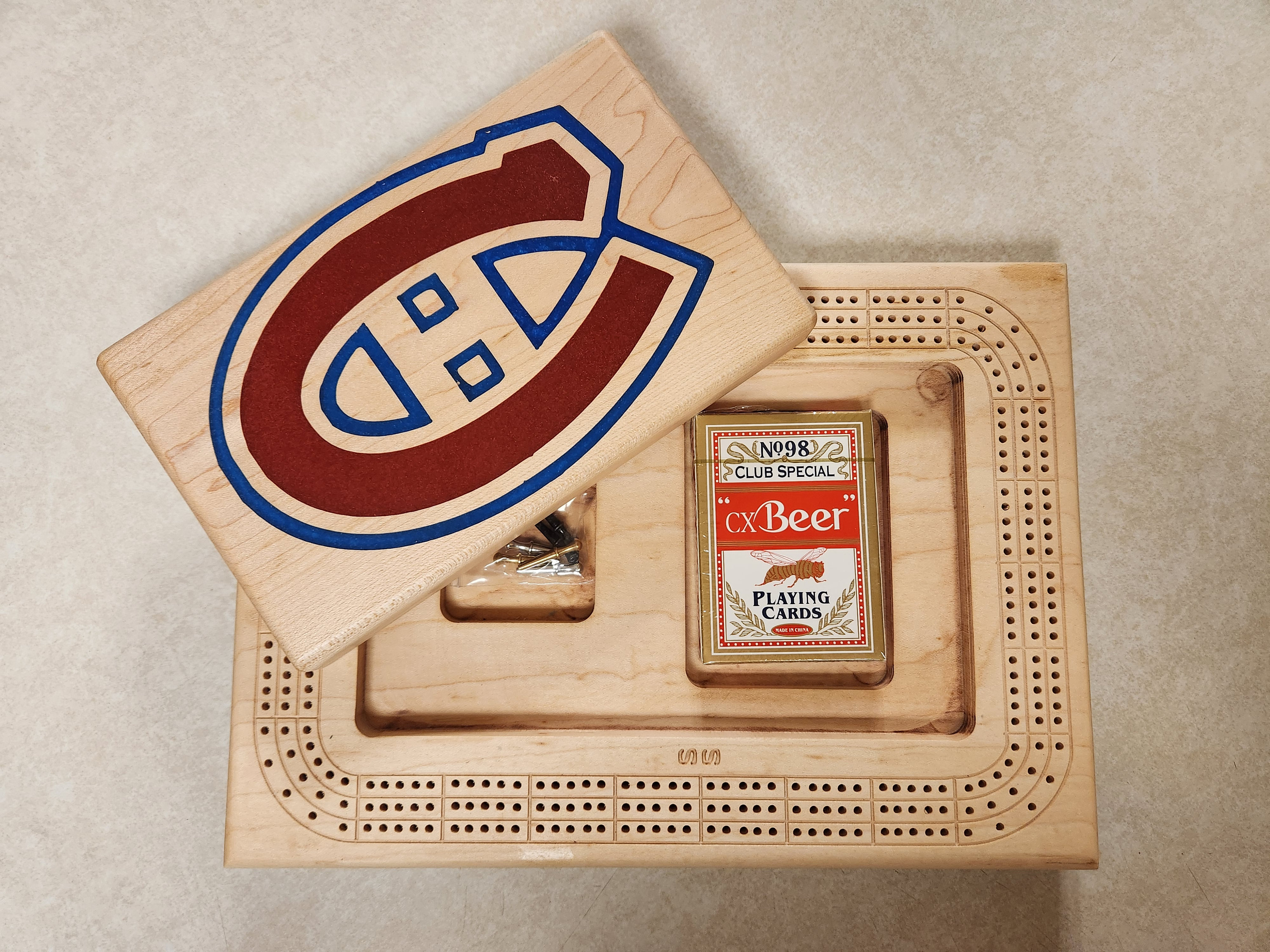 Cribbage Board Montreal Canadiens Etsy Canada