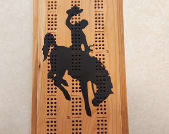 Cribbage Board - Rodeo Rider (2pc)