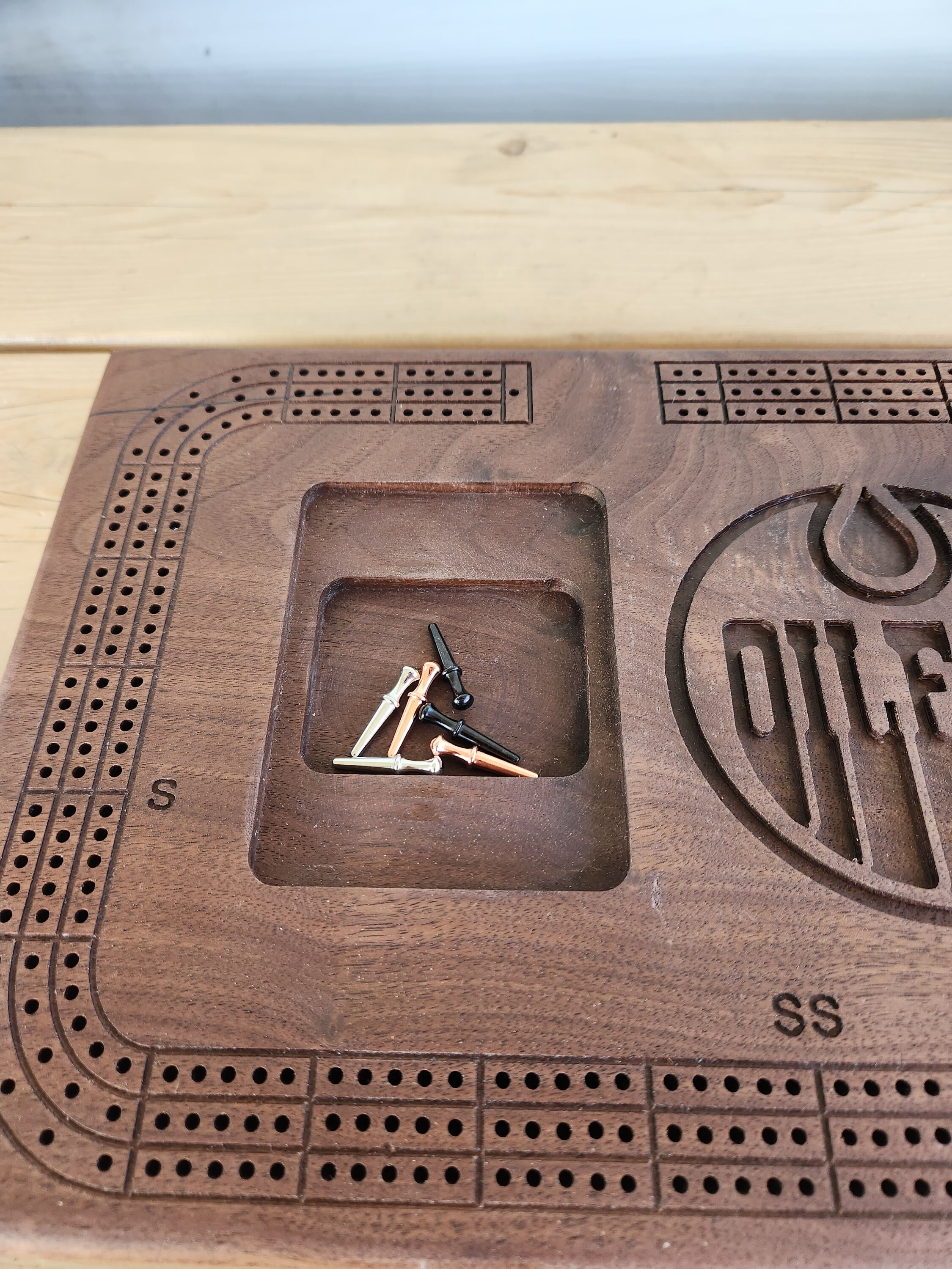 Cribbage Board Edmonton Oilers Etsy