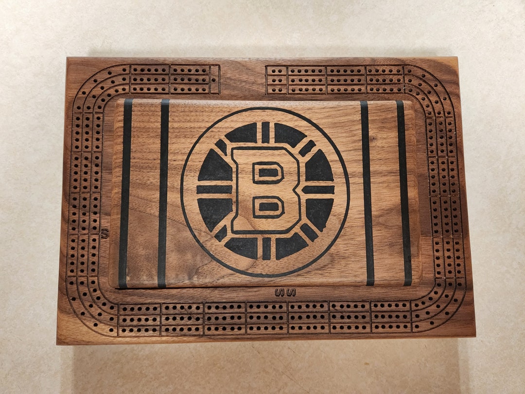 Cribbage Board Boston Bruins dark Mode Etsy