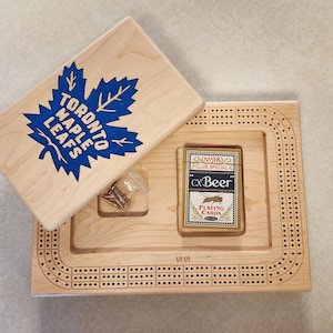 Cribbage Board - Toronto Maple Leafs