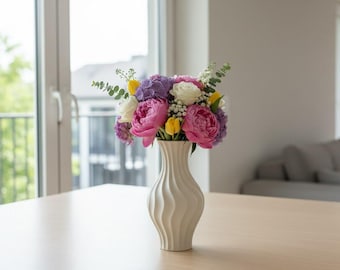 Moderne spiraalvaas STL | Decoratief vaasmodel voor 3D-printen | Alleen digitaal bestand | Downloaden