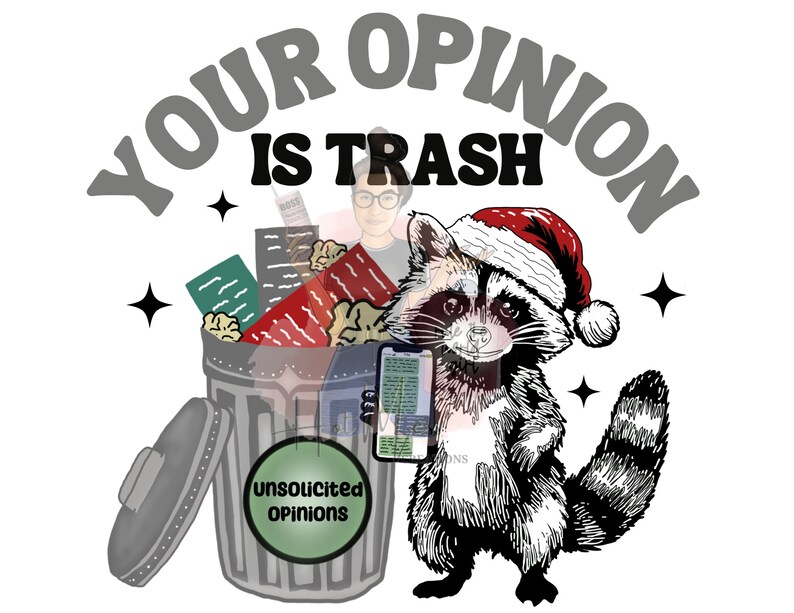 Ihre Meinung ist TrashTrashyZitateSprüchePassive Etsy.de