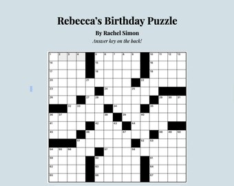 YourCrossword - Etsy