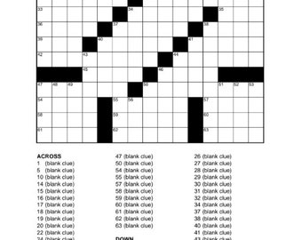 10+ Custom Crossword Puzzle - Birthday Gift - Anniversary Gift - Personalized Crosswords - Gift Ideas