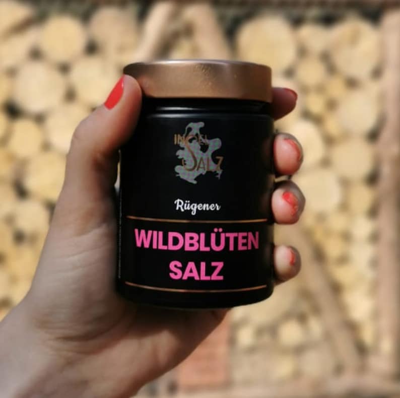 Insel-Salz Rügener Wildblütensalz 90g Das Original BBQ Grillen Kochen Gewürz Gewürzsalz Kräutersalz Grillgewürz Meersalz Bild 3