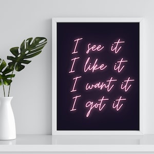 Ariana Grande 7 Rings Print