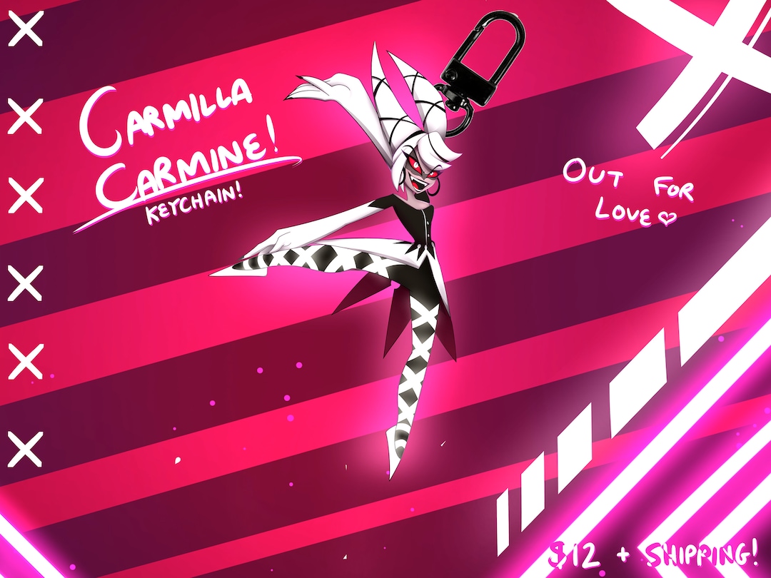 Carmilla Carmine! ~ 3" Keychain! (PREORDER) - Etsy UK