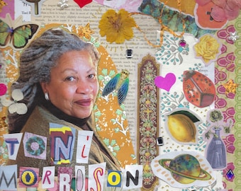 Toni Morrison Author Collage 8x10 English Classroom Poster Digital Download