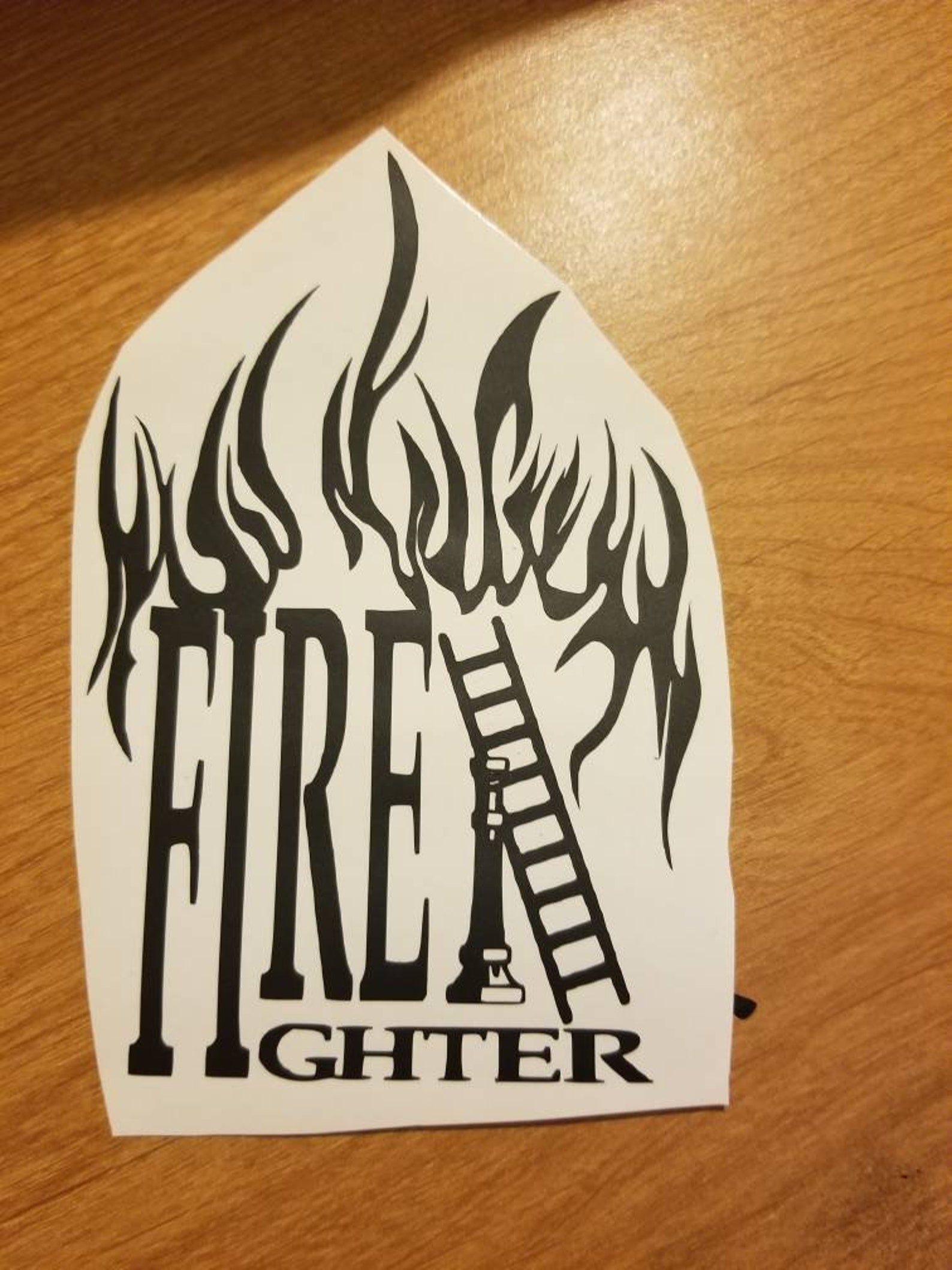FireFighter Decals Etsy