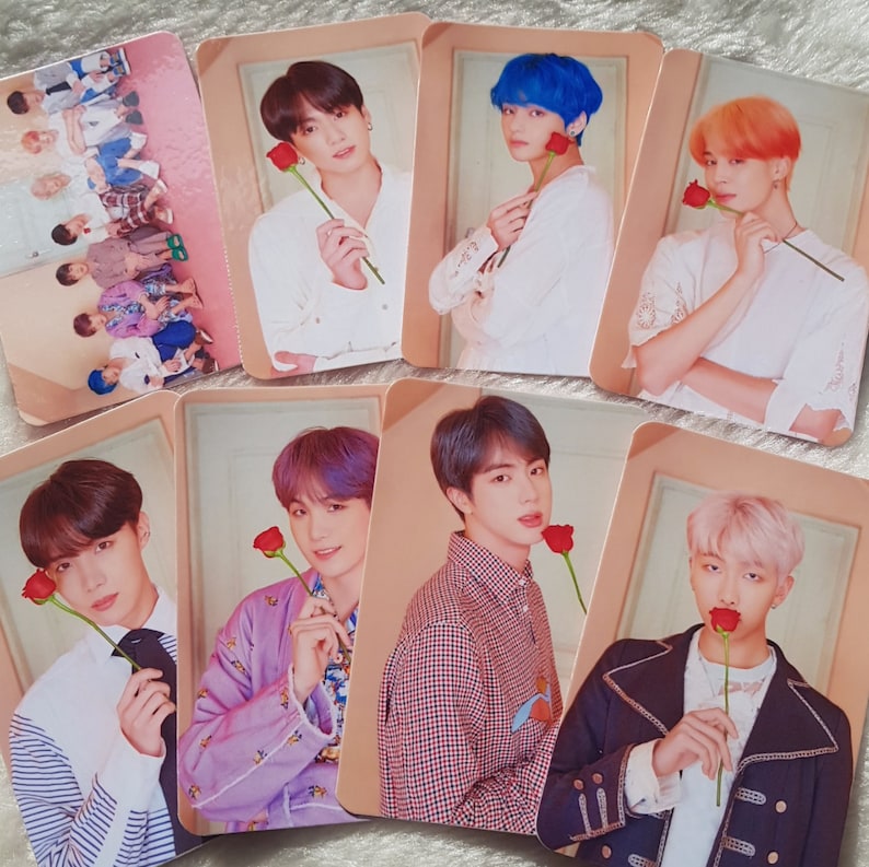 BTS Map of the Soul Persona Photocards Kpop Set Jimin Etsy