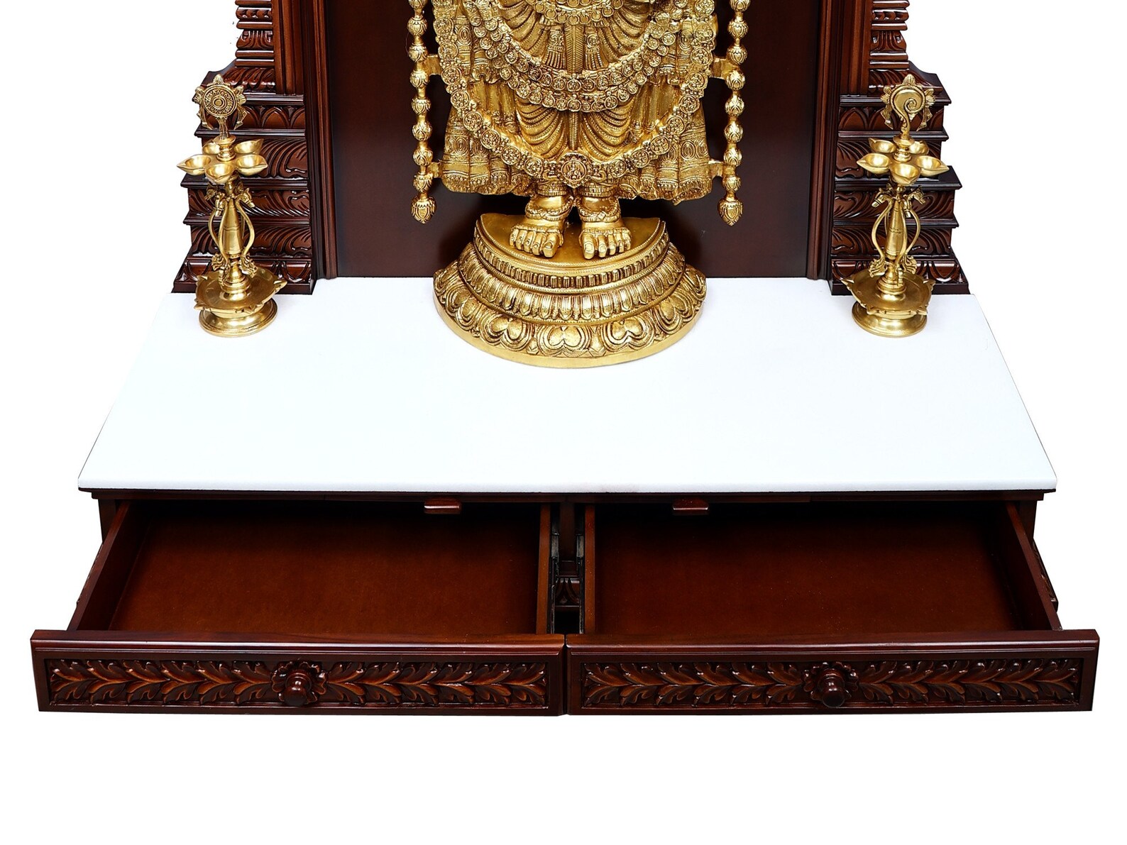 74 Super Large Tirupati Balaji in Wooden Frame Stand - Etsy