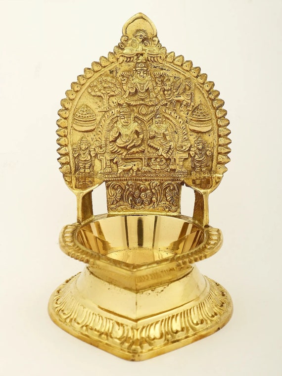 7 Small Brass Kubera Lakshmi Vilakku Diya Etsy Australia