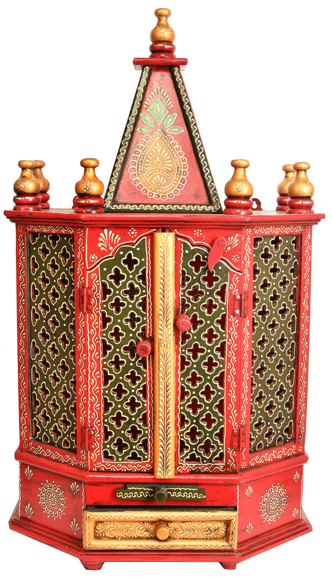 Großer verzierter Tempel mit Türen | Etsy