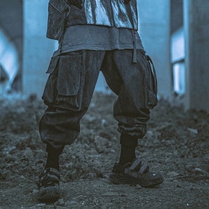 Heavy Industry Darkwear Cyberpunk Techwear Pants Japanese Style Cargo Joggers