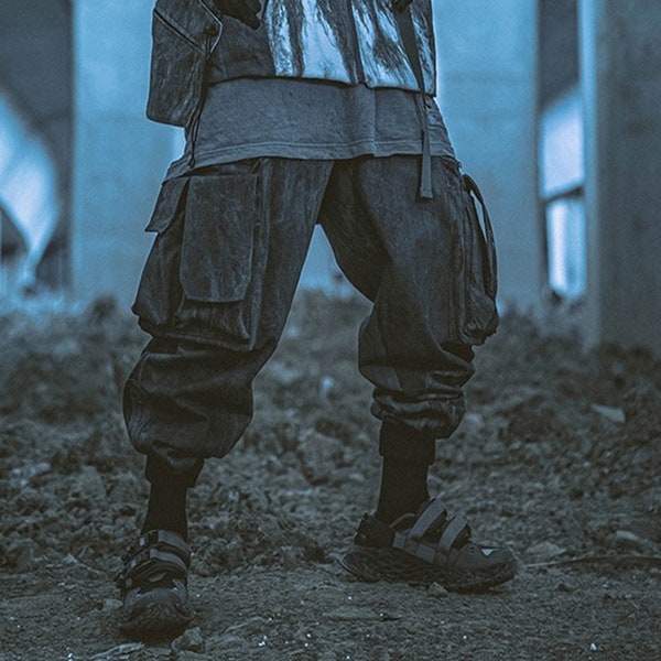 Heavy Industry Darkwear Cyberpunk Techwear Pants Japanese Style Cargo Joggers