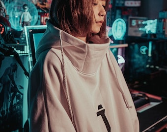 Cyberpunk Techwear Hoodie Jacket Harajuku Streetwear Style