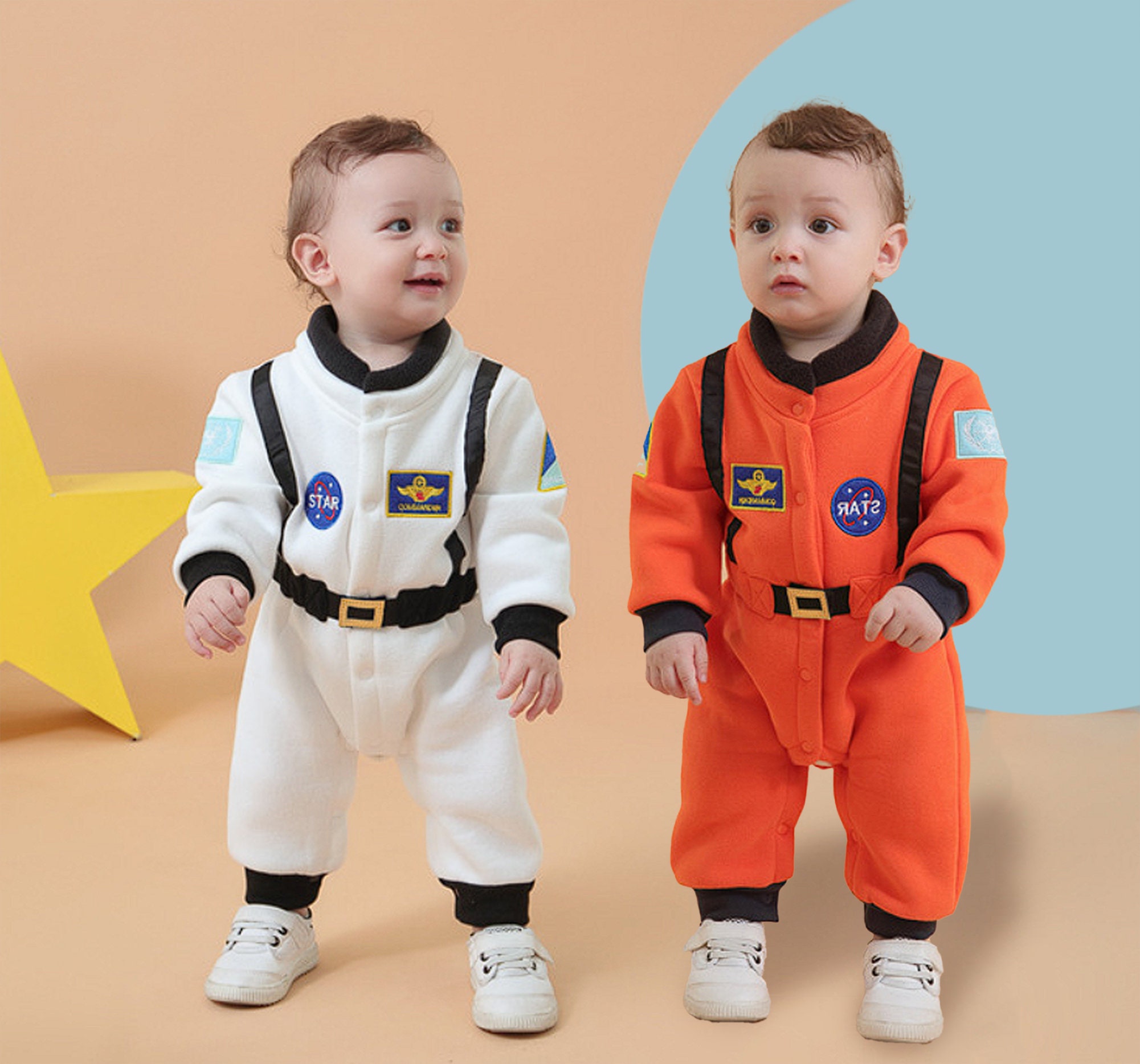 Kids space suit costume Astronaut costume kids two the moon
