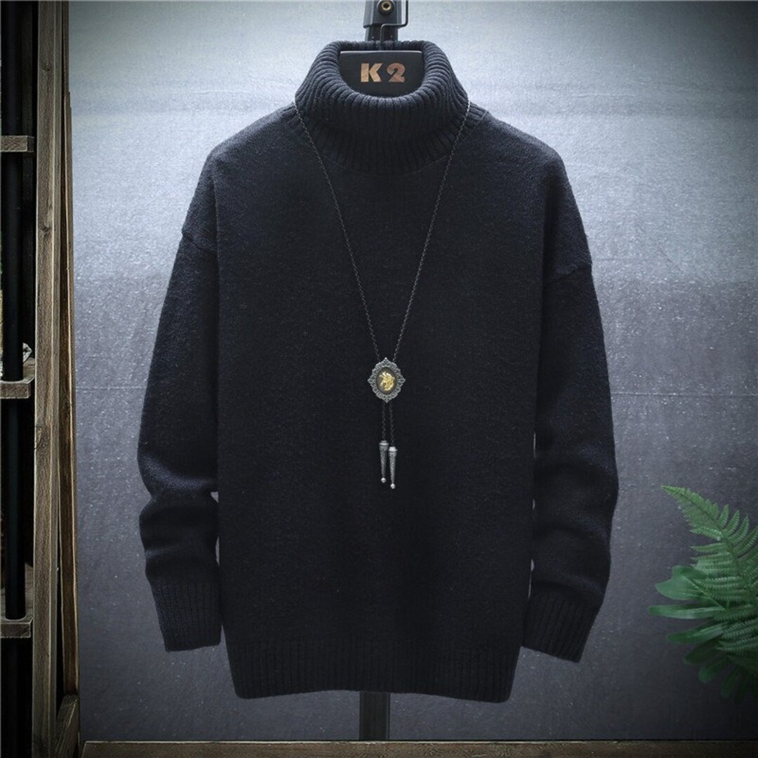 Japanese Turtleneck Sweater Velvet Sweater Minimalist Harajuku Hoodie ...