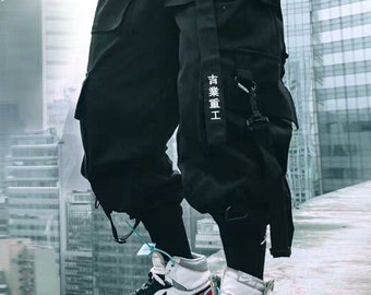 Techwear Cargo Pantalones Cyberpunk Harajuku Estilo